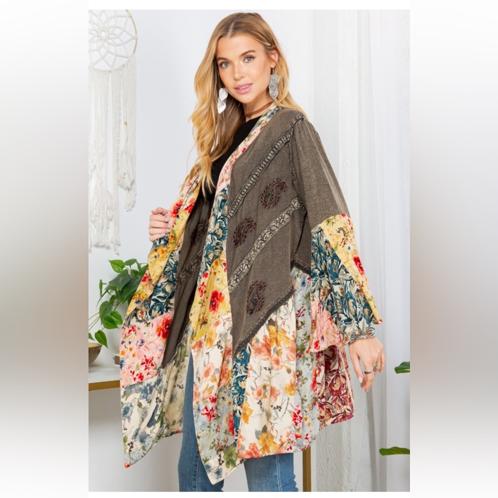 NWT YOUNG THREADS BLAZER/KIMONO - Picture 2 of 6
